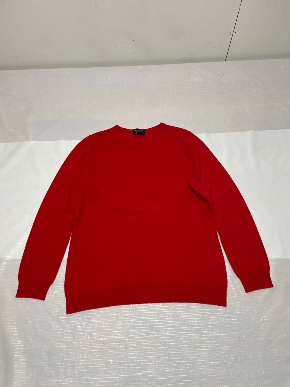 Charter Club Cashmere Bright Red Crewneck Sweater Sz:Xl